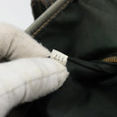 PRADA Tote Bag Nylon Green Gold Auth BA12579-12