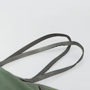 PRADA Tote Bag Nylon Green Gold Auth BA12579-8