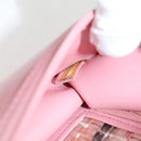 CHANEL Chain Matelasse Boy Chanel 20 Bag Lamb Skin Pink CC Auth BA1257AM-22