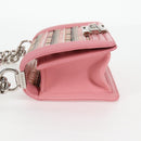 CHANEL Chain Matelasse Boy Chanel 20 Bag Lamb Skin Pink CC Auth BA1257AM-4