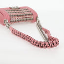 CHANEL Chain Matelasse Boy Chanel 20 Bag Lamb Skin Pink CC Auth BA1257AM-7