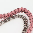 CHANEL Chain Matelasse Boy Chanel 20 Bag Lamb Skin Pink CC Auth BA1257AM-9