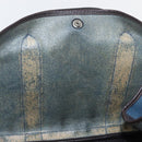 HERMES Garden Party PM Hand Bag Canvas Blue Silver Auth BA12580-11