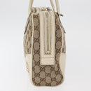 GUCCI GG Canvas Tote Bag Beige Gold 169971 Auth BA12582-4