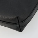 Salvatore Ferragamo Vara Ribbon Shoulder Bag Leather Silver Black Auth BA12583-12
