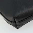 Salvatore Ferragamo Vara Ribbon Shoulder Bag Leather Silver Black Auth BA12583-13