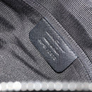 Salvatore Ferragamo Vara Ribbon Shoulder Bag Leather Silver Black Auth BA12583-23