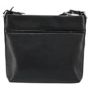 Salvatore Ferragamo Vara Ribbon Shoulder Bag Leather Silver Black Auth BA12583-3