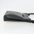 Salvatore Ferragamo Vara Ribbon Shoulder Bag Leather Silver Black Auth BA12583-4