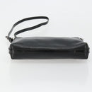 Salvatore Ferragamo Vara Ribbon Shoulder Bag Leather Silver Black Auth BA12583-9