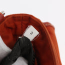 PRADA Shoulder Bag Nylon Orange Silver Auth BA12584A-24
