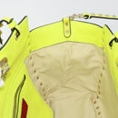 VALENTINO Tote Bag Leather 2way Yellow Gold Auth BA12585A-24