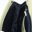 BURBERRY Shoulder Bag Leather Green Silver Auth BA12588A-18