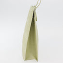 BURBERRY Shoulder Bag Leather Green Silver Auth BA12588A-4
