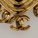 CHANEL Brooch metal Gold CC Auth BA1258AM-8