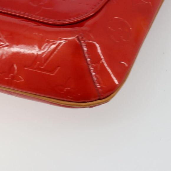 LOUIS VUITTON Monogram Vernis Thompson Street Tasche Rot Rouge M91094 Auth BA12592