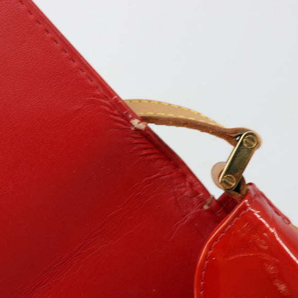 LOUIS VUITTON Monogram Vernis Thompson Street Tasche Rot Rouge M91094 Auth BA12592