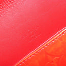 LOUIS VUITTON Monogram Vernis Thompson Street Tasche Rot Rouge M91094 Auth BA12592-20