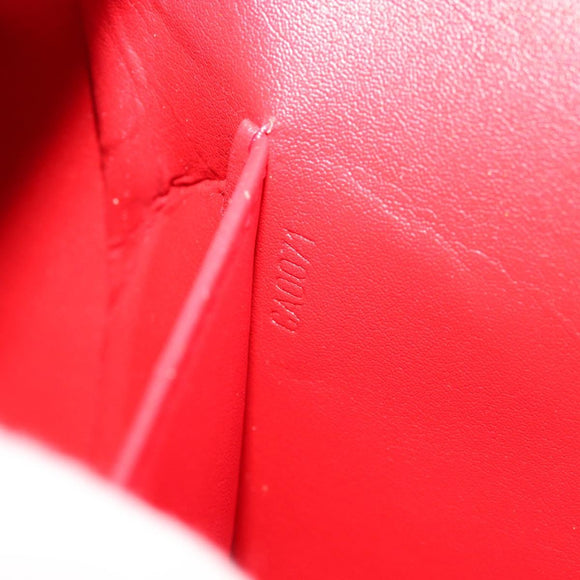 LOUIS VUITTON Monogram Vernis Thompson Street Tasche Rot Rouge M91094 Auth BA12592