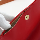 LOUIS VUITTON Monogram Vernis Thompson Street Tasche Rot Rouge M91094 Auth BA12592-11