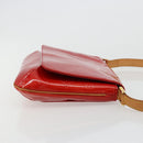 LOUIS VUITTON Monogram Vernis Thompson Street Tasche Rot Rouge M91094 Auth BA12592-3