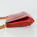 LOUIS VUITTON Monogram Vernis Thompson Street Tasche Rot Rouge M91094 Auth BA12592-4