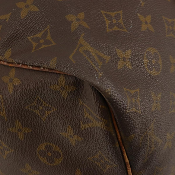 LOUIS VUITTON Monogram Sac Souple 45 Boston Tas M41624 LV Auth BA12596