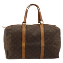 LOUIS VUITTON Monogram Sac Souple 45 Boston Tas M41624 LV Auth BA12596-2