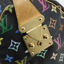LOUIS VUITTON Monogram Multicolor Speedy 30 Hand Bag Black M92642 Auth BA12597-17