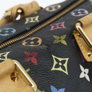 LOUIS VUITTON Monogram Multicolor Speedy 30 Hand Bag Black M92642 Auth BA12597-7