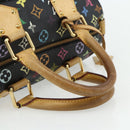 LOUIS VUITTON Monogram Multicolor Speedy 30 Hand Bag Black M92642 Auth BA12597-8