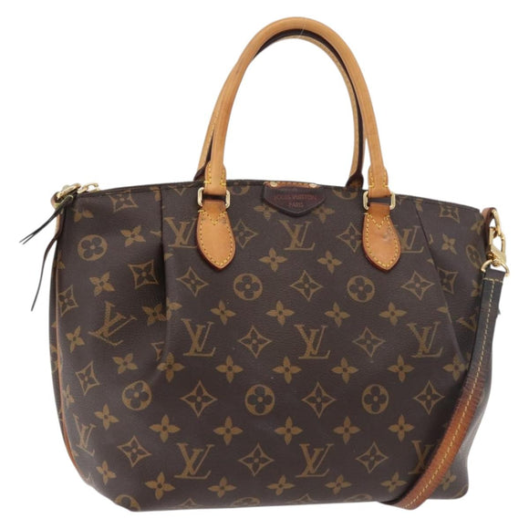 LOUIS VUITTON Monogram Turen PM Hand Bag 2way M48813 LV Auth BA12598