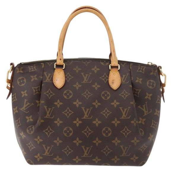 LOUIS VUITTON Monogram Turen PM Hand Bag 2way M48813 LV Auth BA12598