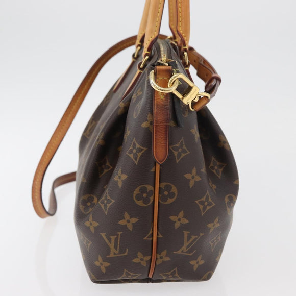 LOUIS VUITTON Monogram Turen PM Hand Bag 2way M48813 LV Auth BA12598