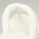 CHANEL Beach Sandals Cotton 39C White CC Auth BA1259SM-15