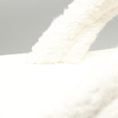 CHANEL Beach Sandals Cotton 39C White CC Auth BA1259SM-16