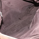 CHANEL Chain Shoulder Bag Suede Brown Silver CC Auth BA12605-18