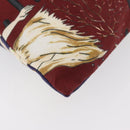 LOEWE Purse Pouch Canvas Bordeaux Auth BA12609A-9