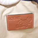 LOEWE Purse Pouch Canvas Bordeaux Auth BA12609A-10