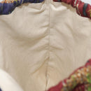 LOEWE Purse Pouch Canvas Bordeaux Auth BA12609A-18