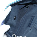 CHANEL Chain Shoulder Bag Beads Blue Silver CC Auth BA12611SM-19