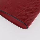 LOUIS VUITTON Epi Pochette Accessoires Beutel Rot M52947 LV Auth BA12612A-14