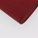 LOUIS VUITTON Epi Pochette Accessoires Beutel Rot M52947 LV Auth BA12612A-17