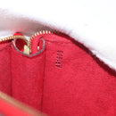 LOUIS VUITTON Epi Pochette Accessoires Beutel Rot M52947 LV Auth BA12612A-11