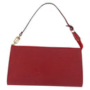 LOUIS VUITTON Epi Pochette Accessoires Beutel Rot M52947 LV Auth BA12612A-13