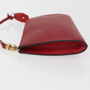 LOUIS VUITTON Epi Pochette Accessoires Beutel Rot M52947 LV Auth BA12612A-4