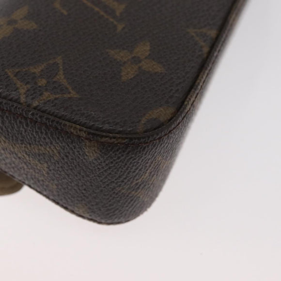 LOUIS VUITTON Monogram Pochette Etui für Brillen M60008 LV Auth BA12613