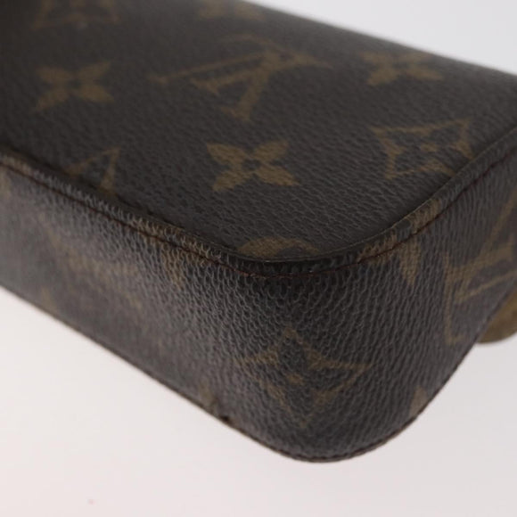 LOUIS VUITTON Monogram Pochette Etui für Brillen M60008 LV Auth BA12613