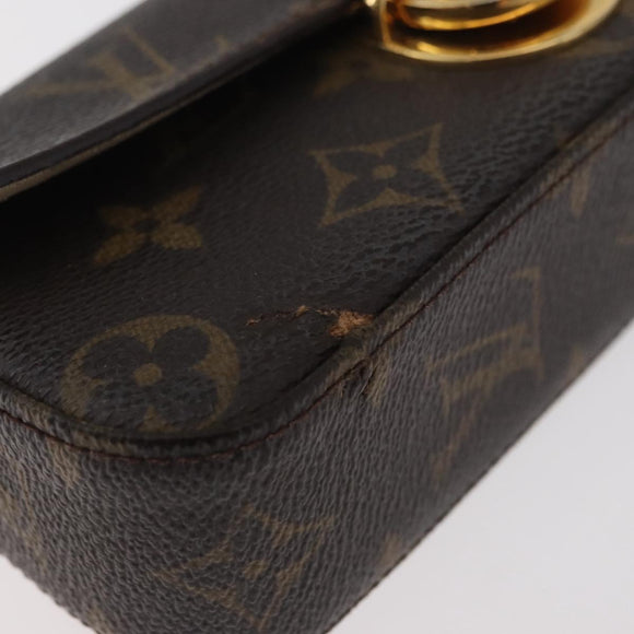 LOUIS VUITTON Monogram Pochette Etui für Brillen M60008 LV Auth BA12613