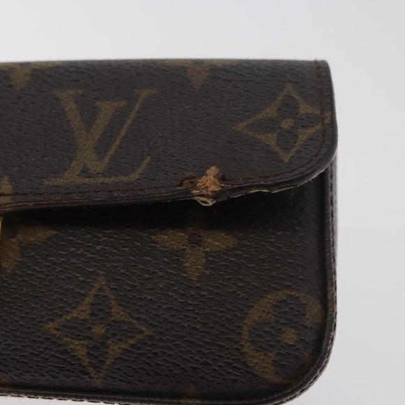 LOUIS VUITTON Monogram Pochette Etui für Brillen M60008 LV Auth BA12613